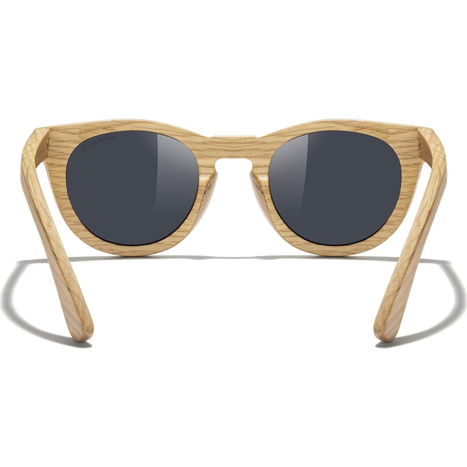 Gafas de sol MERRY'S polarizadas de madera estilo vintage