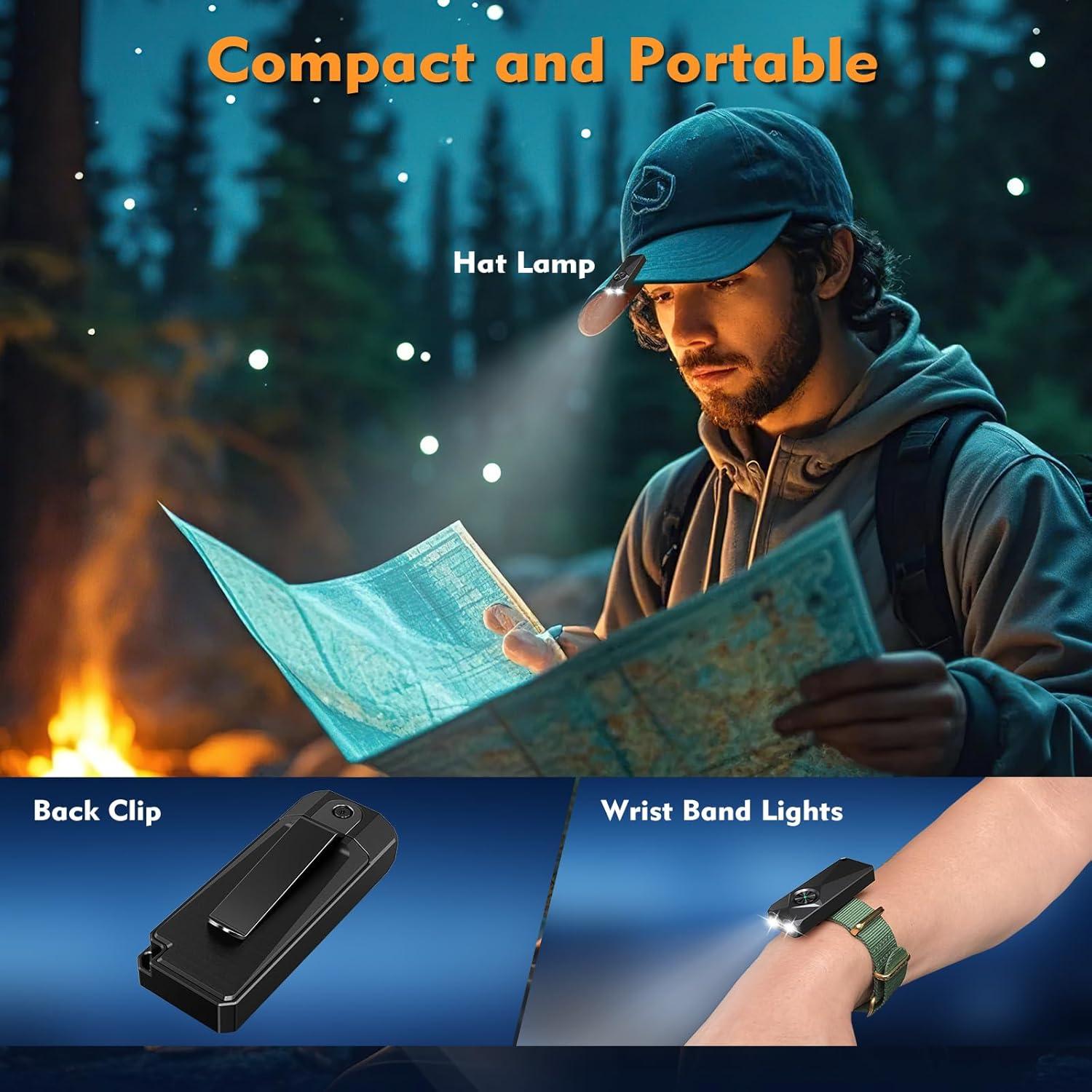 Linterna de Llavero VTIGER K1, 800 Lúmenes, USB Recargable