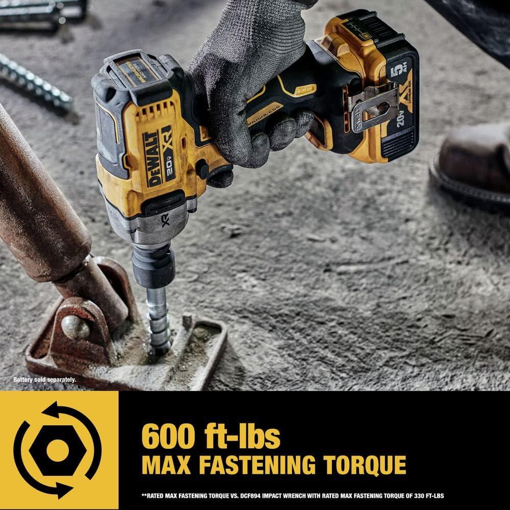 Llave de impacto inalámbrica DEWALT 20V MAX 1/2" 800 Nm