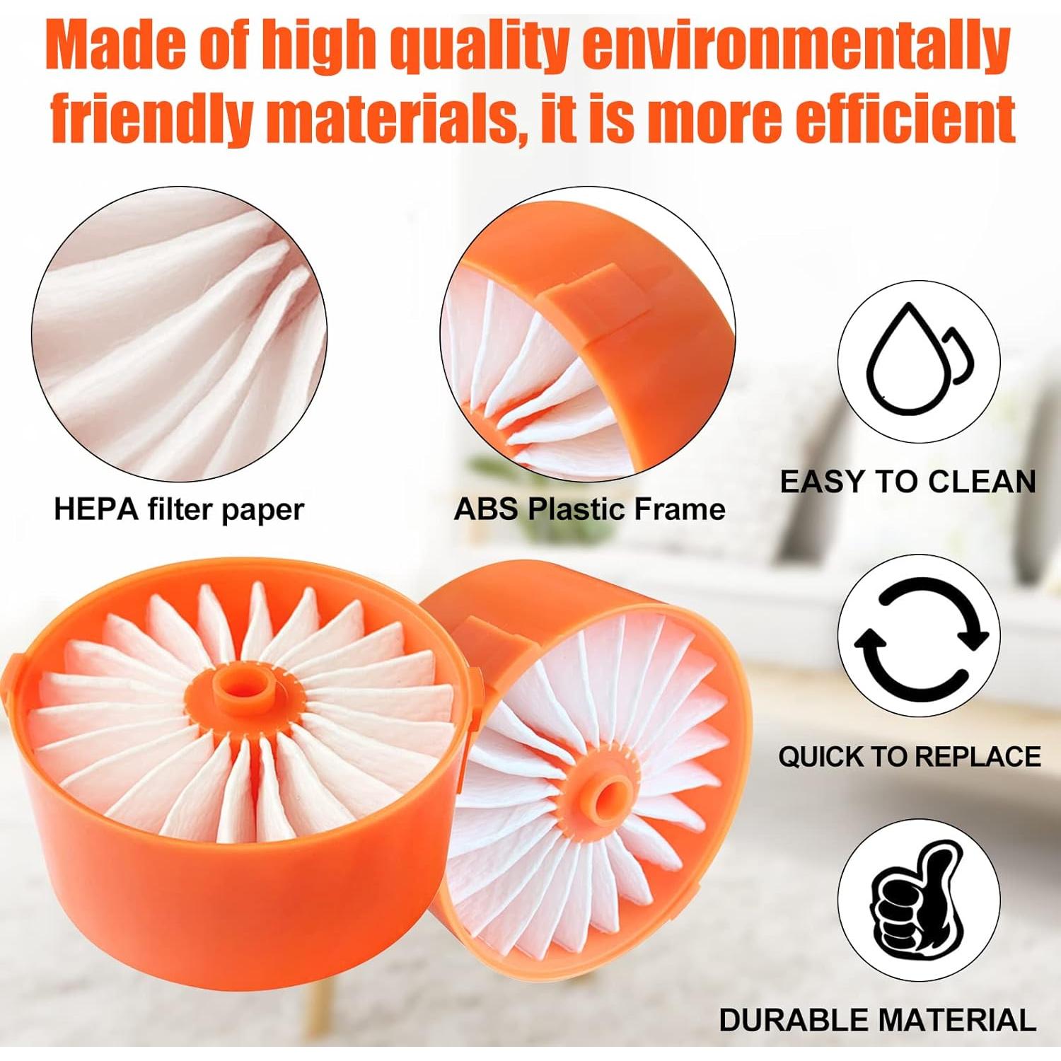 Paquete de 4 Filtros para Aspiradora Black+Decker BSV2020