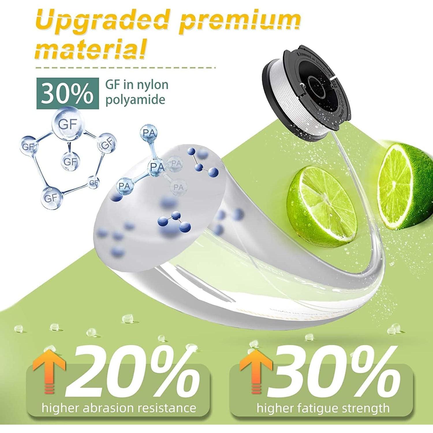 Paquete 10 Carretes Repuesto AF-100 Black+Decker 0.165 cm