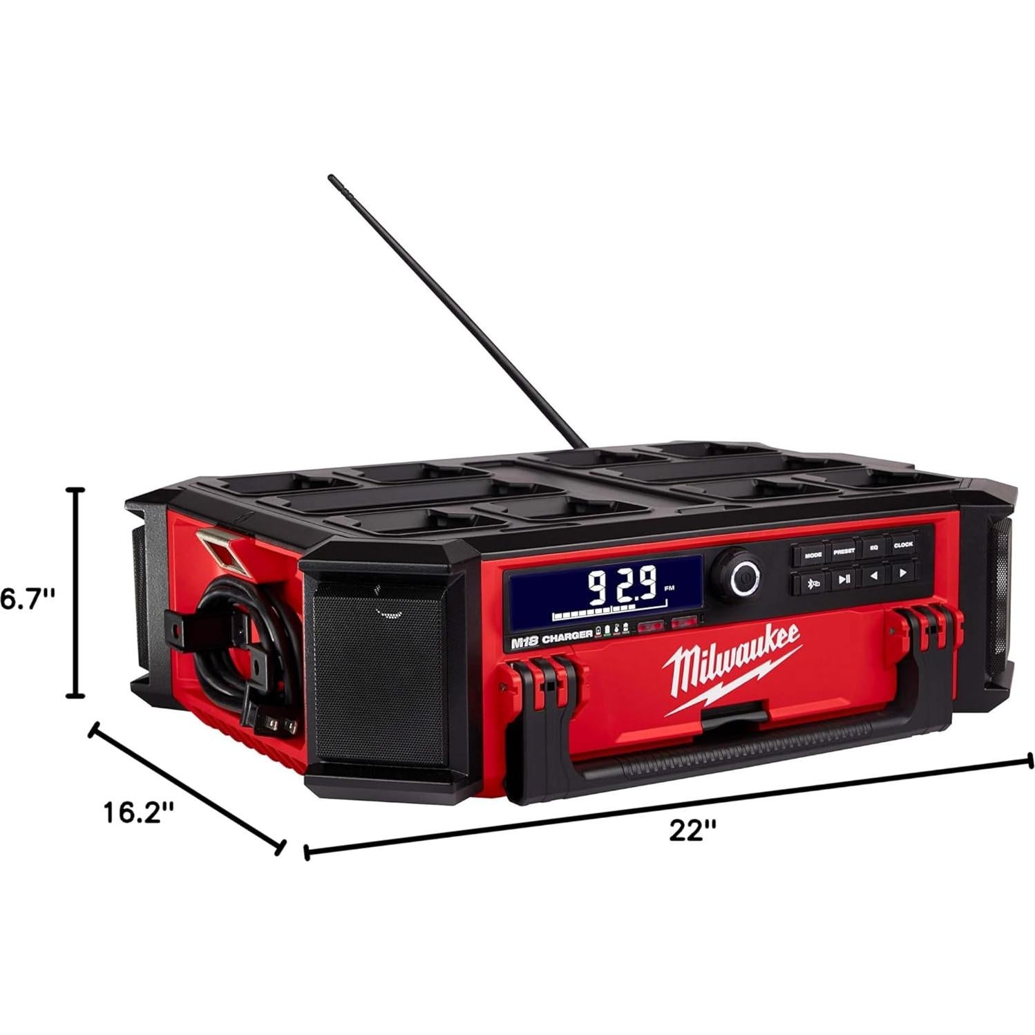 Radio Cargador Milwaukee M18 PACKOUT 2950-20 1,81 kg