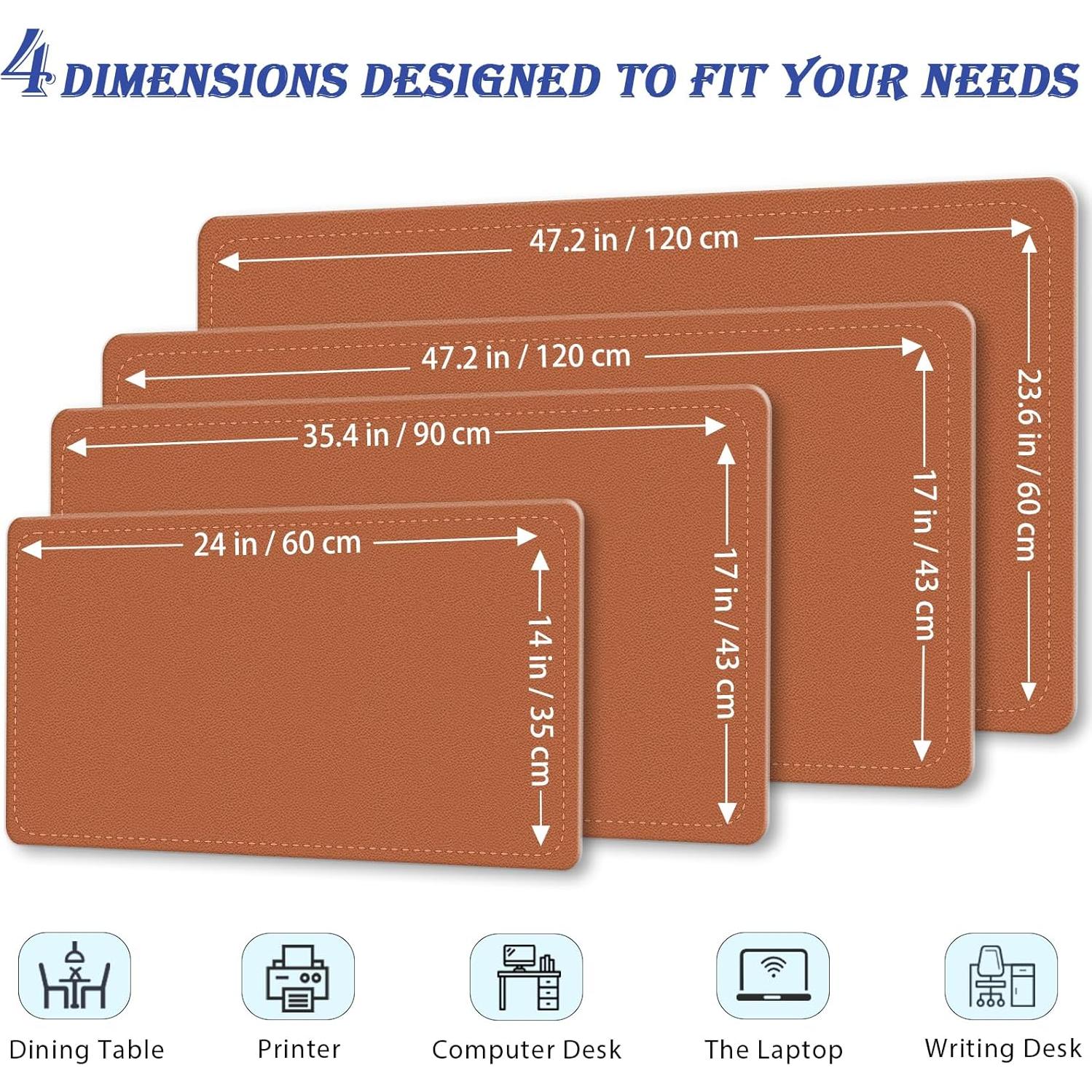 Alfombrilla de Escritorio Grande METEOROCK 120x43 cm Antideslizante