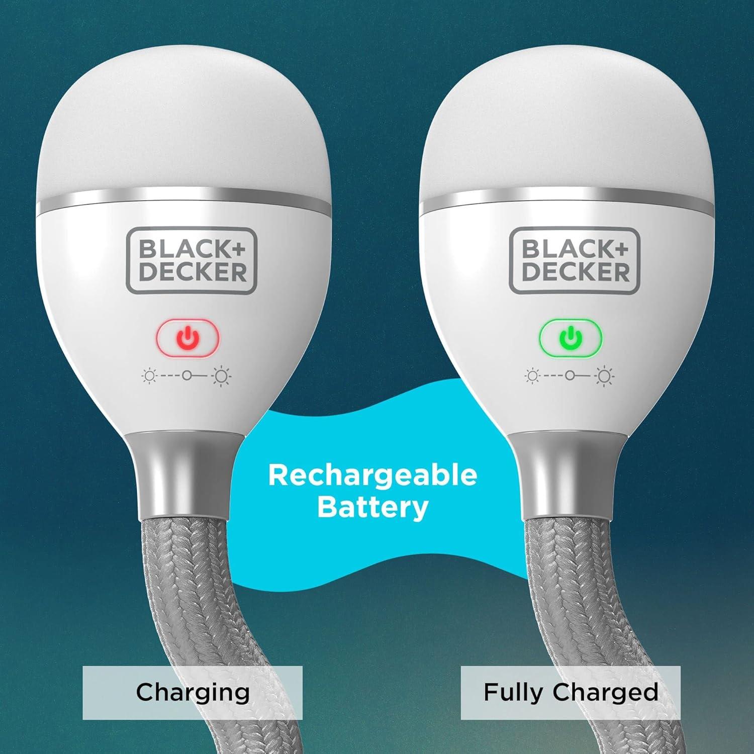 Luz de Serpiente BLACK+DECKER BDCFSL01 Flexible y Recargable