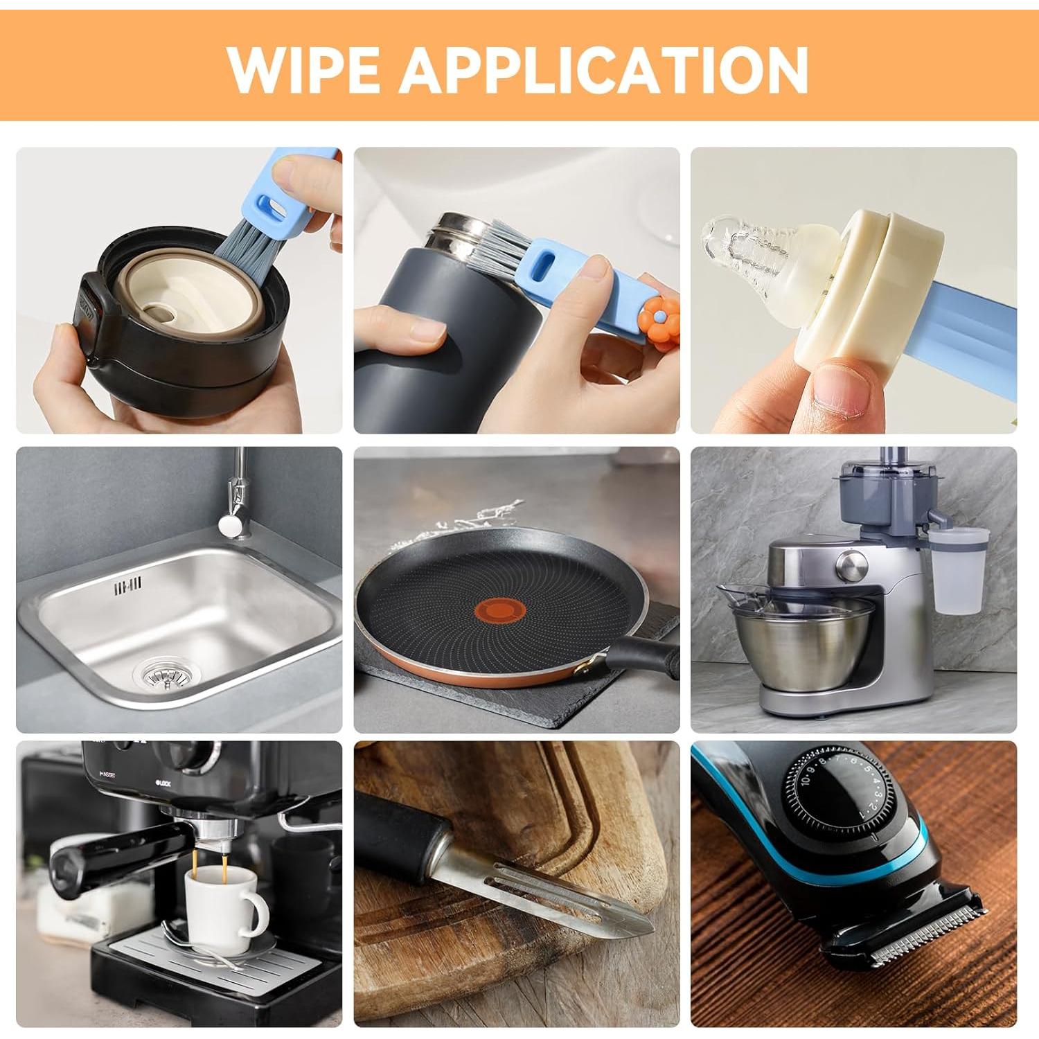 Juego de cepillos de limpieza Nodirz 3 en 1 para cocina