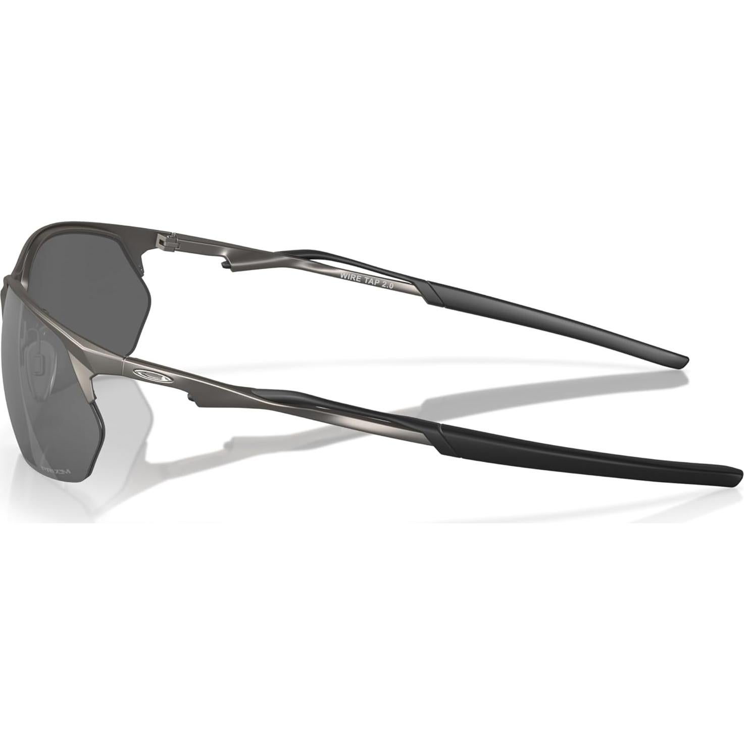 Oakley Men's Oo4145 Wire Tap 2.0 Rectangular Sunglasses