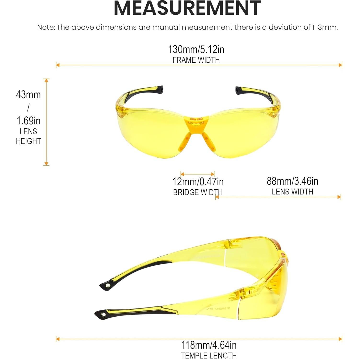 Gafas de Seguridad Deportivas Calabria Drop Shot UV400