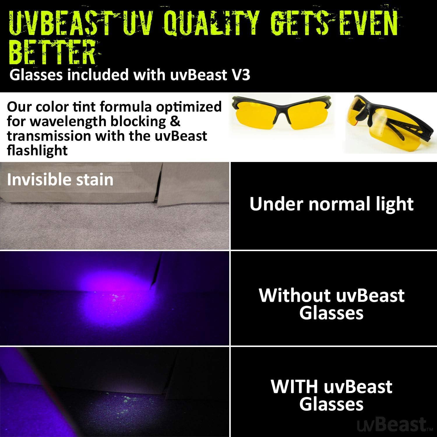 Linterna UV Profesional uvBeast V3 385-395nm - Alta Potencia