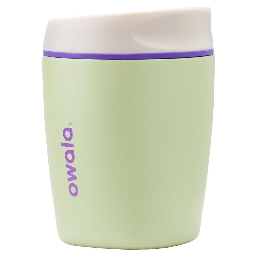 Taza de Café Aislada Owala SmoothSip 296 ml Verde
