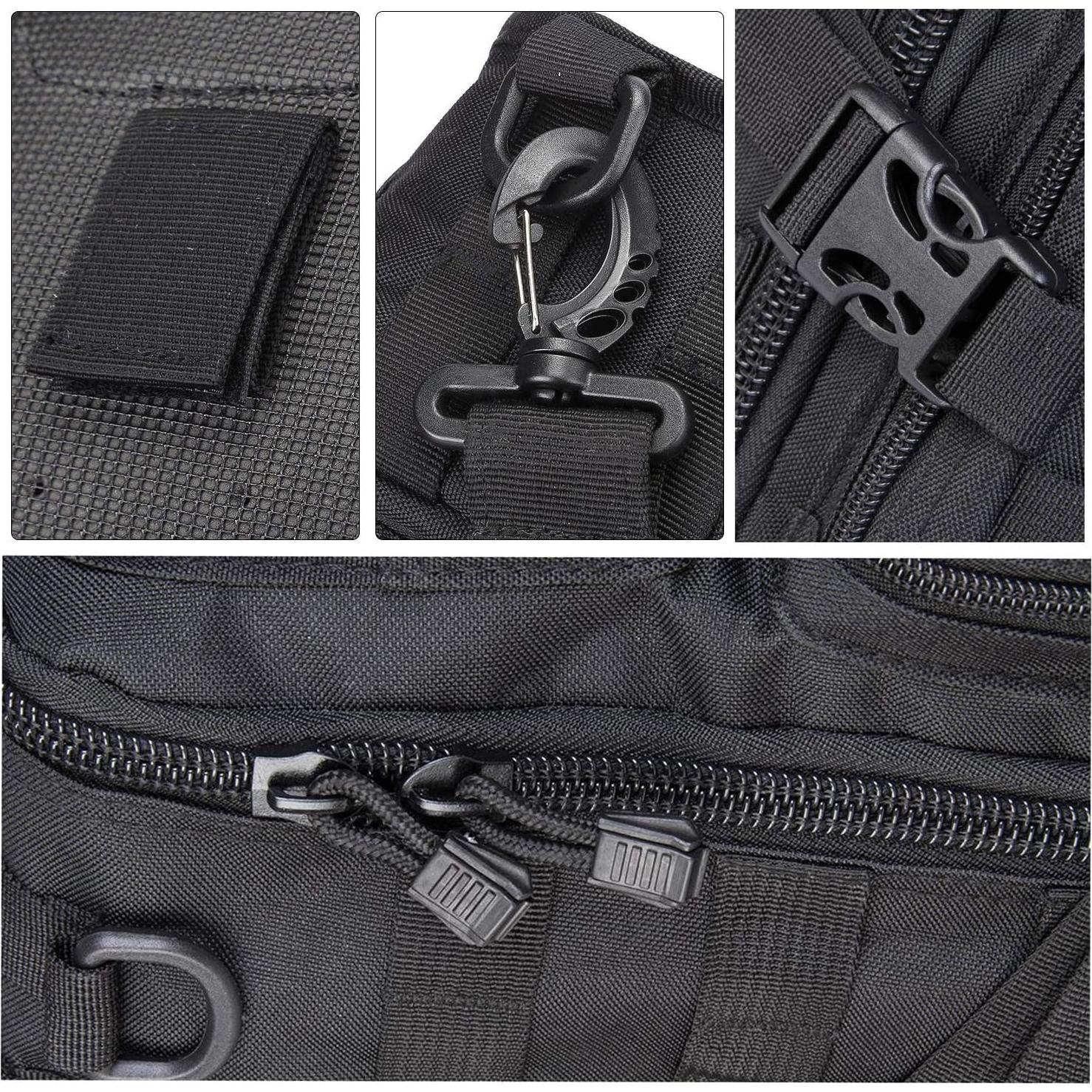 Mochila Táctica Hopopower Sling Bag 20L Nylon Impermeable