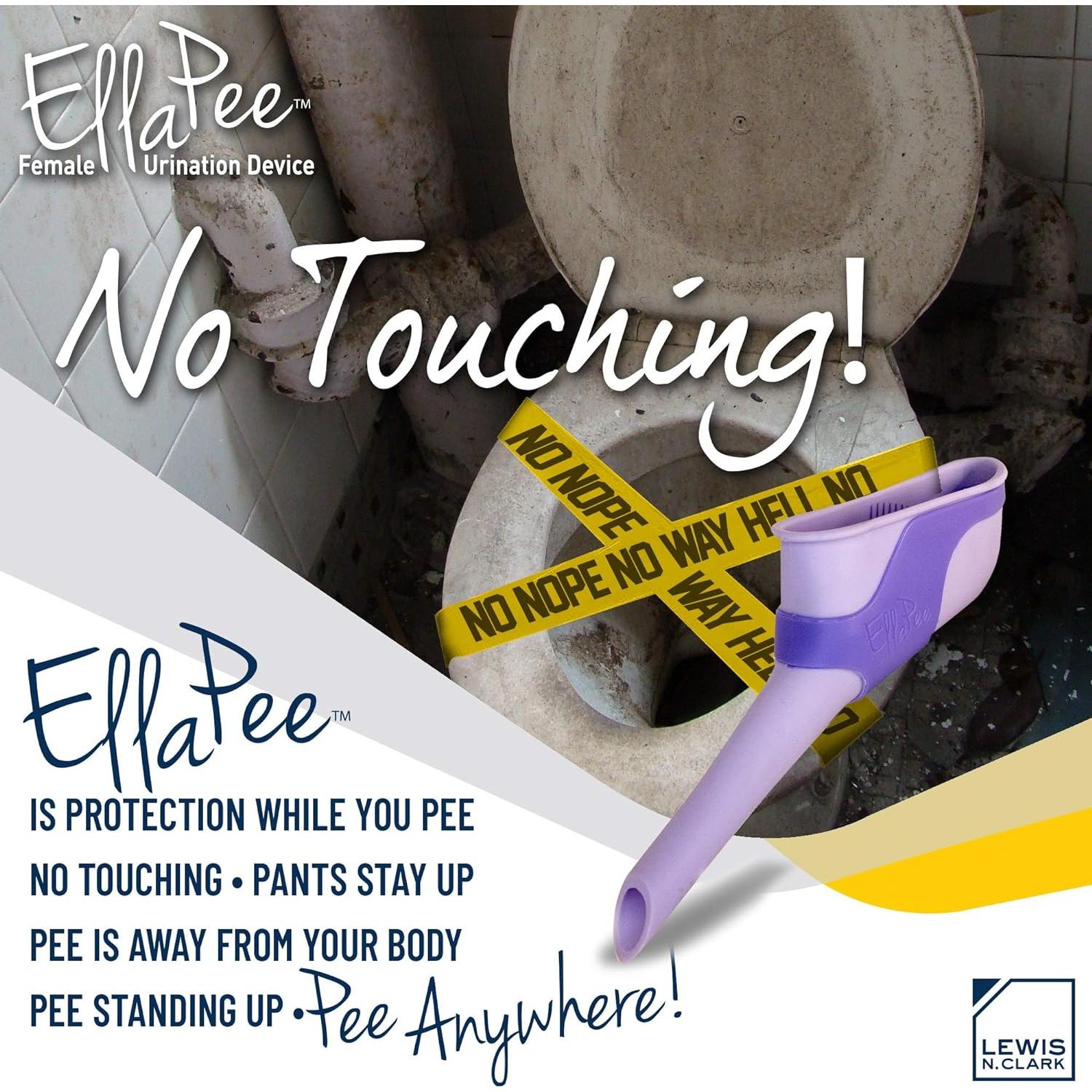 Orinal Femenino EllaPee Lewis N. Clark Silicona Reutilizable