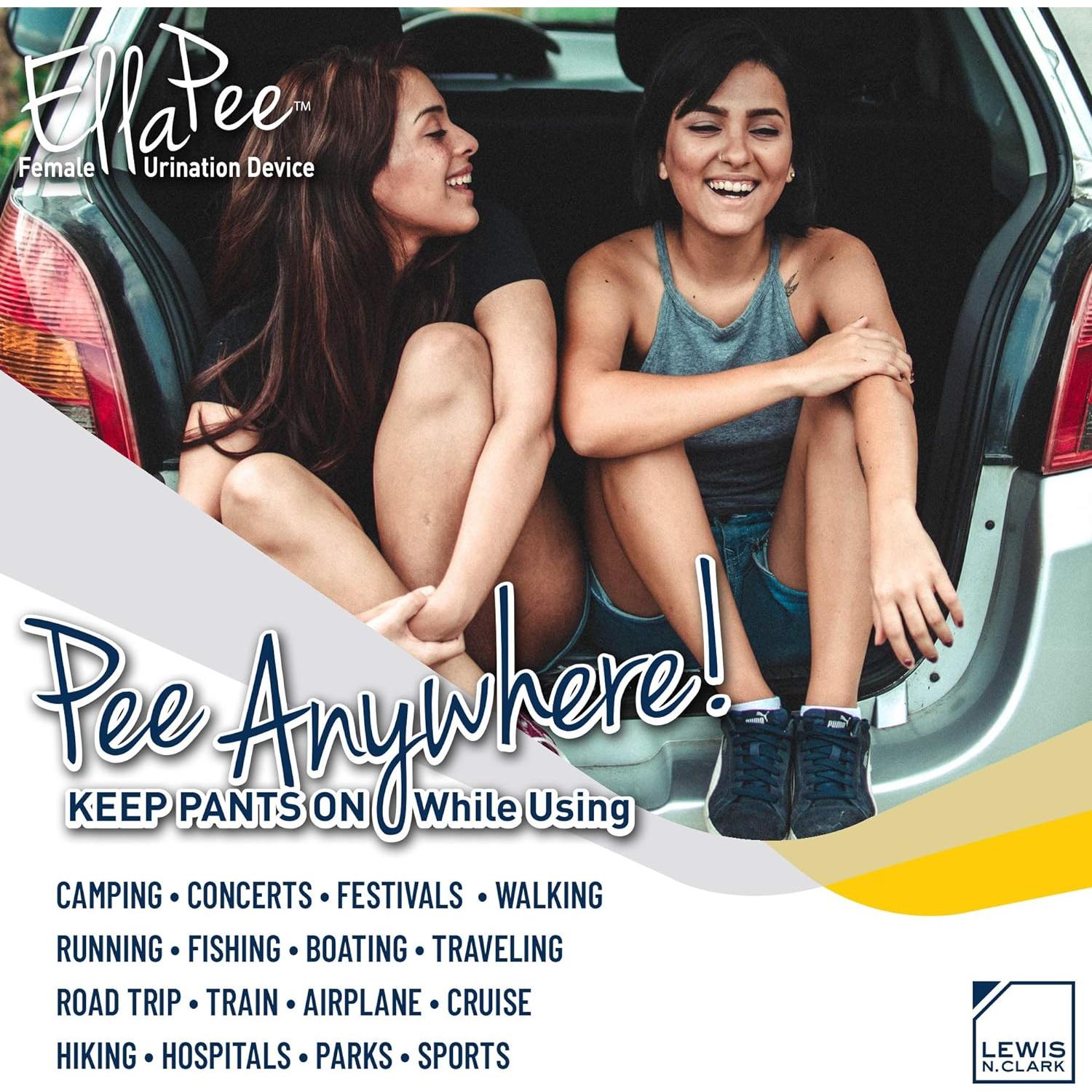 Orinal Femenino EllaPee Lewis N. Clark Silicona Reutilizable