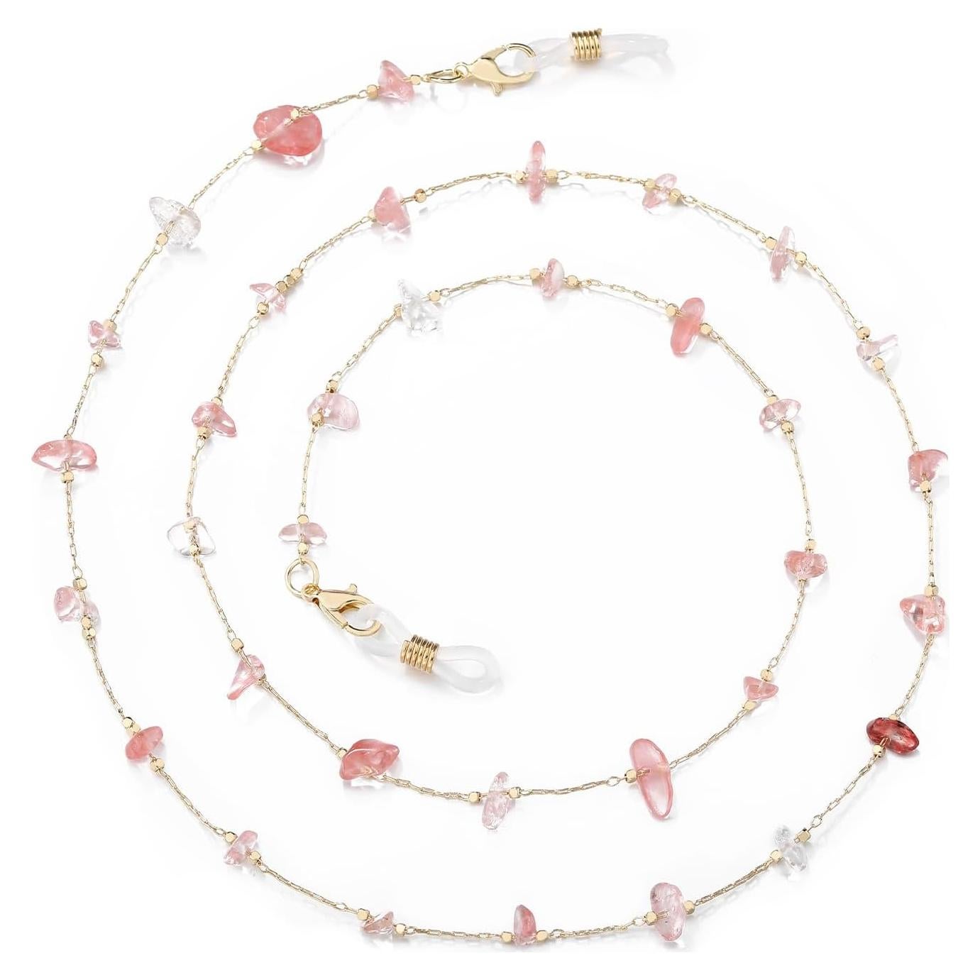 Cadena de Gafas Humlbird para Mujeres 73 cm Cristal Natural