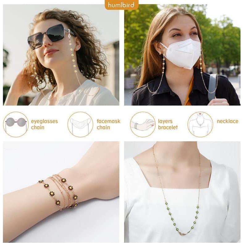 Cadena de Gafas Humlbird para Mujeres 72 cm Elegante