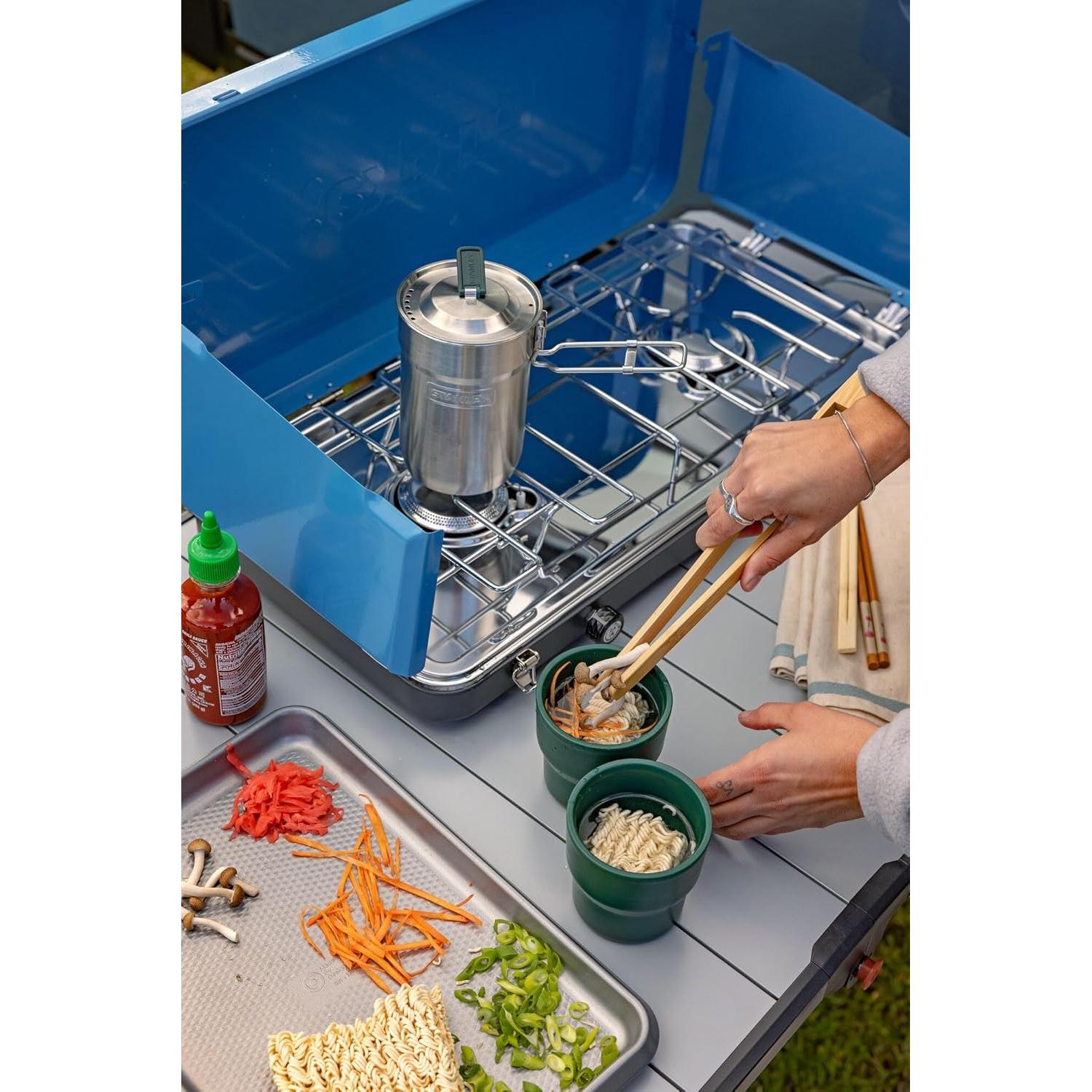 Set de Cocina Stanley Wildfare Go 4 Piezas Acero Inoxidable