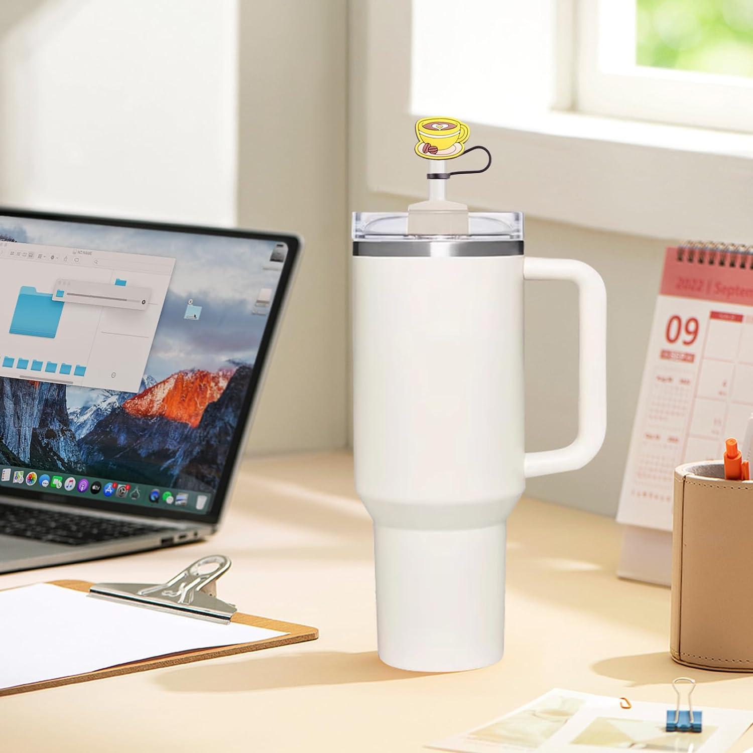 20 Cubiertas de Pajitas Yaveron para Tazas Stanley 0.4 cm