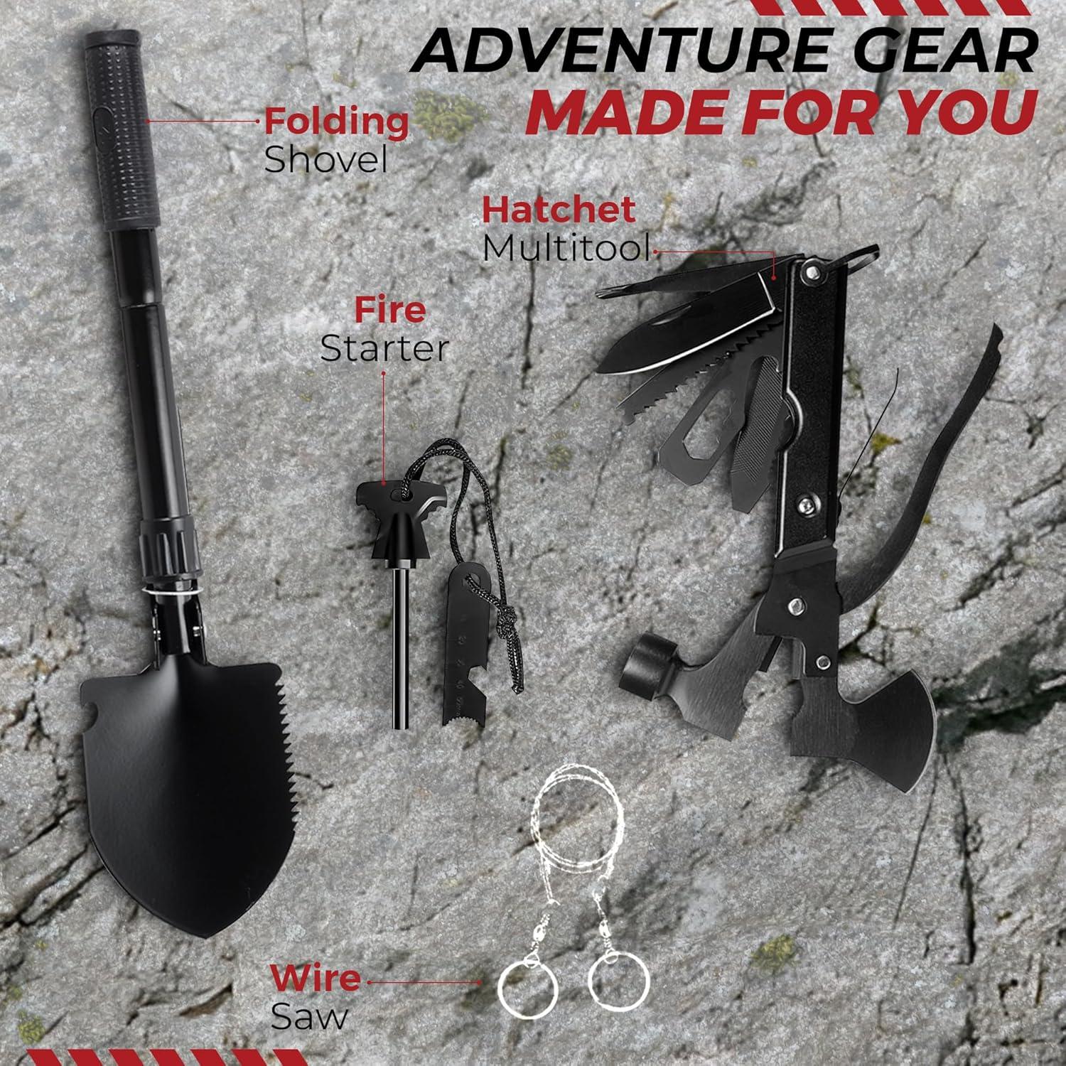 Kit de Supervivencia 320 Piezas Sentinel | Emergencia y Acampada