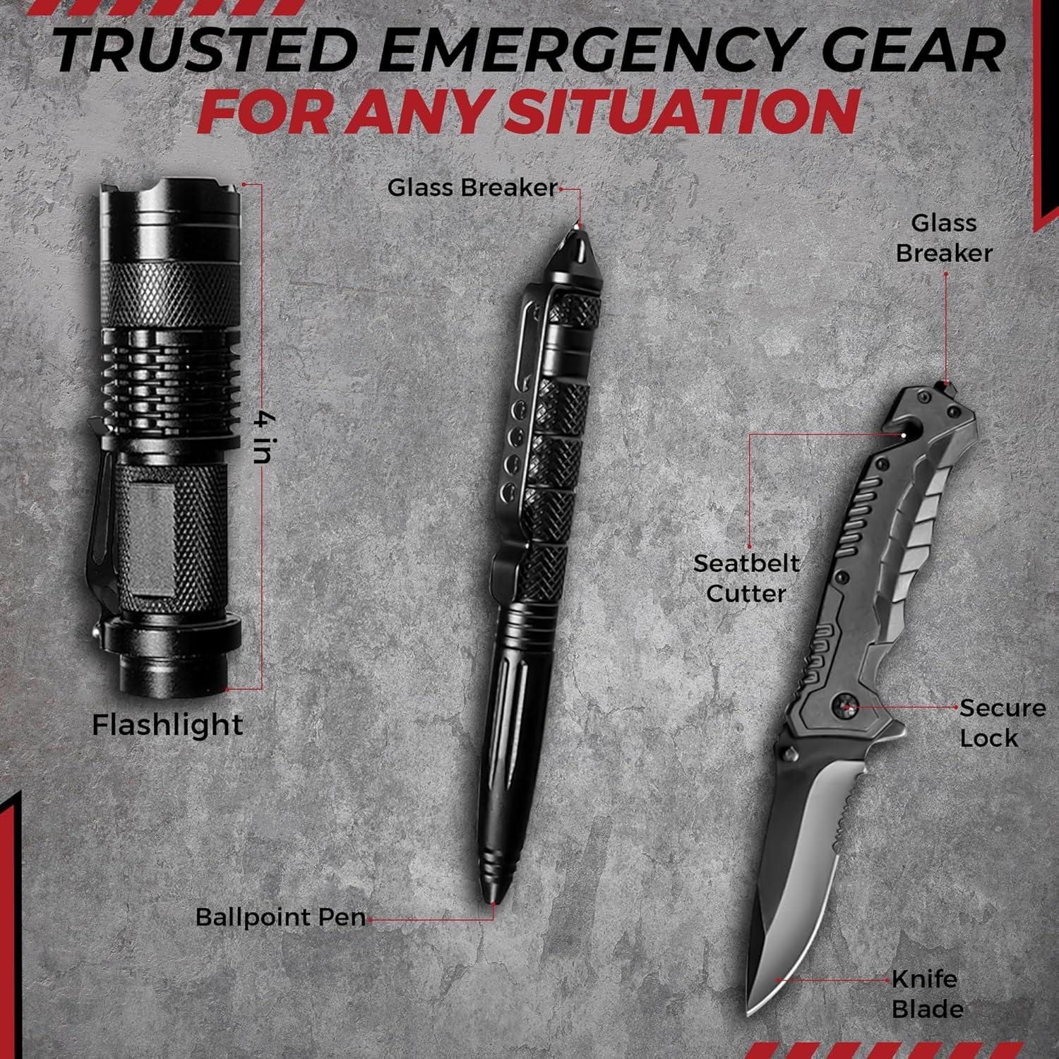 Kit de Supervivencia 320 Piezas Sentinel | Emergencia y Acampada