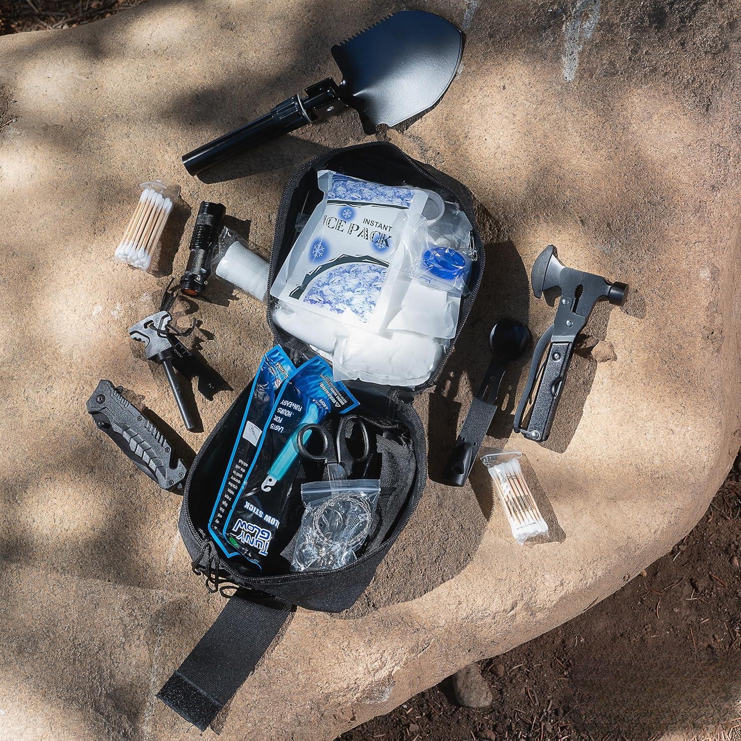 Kit de Supervivencia 320 Piezas Sentinel | Emergencia y Acampada