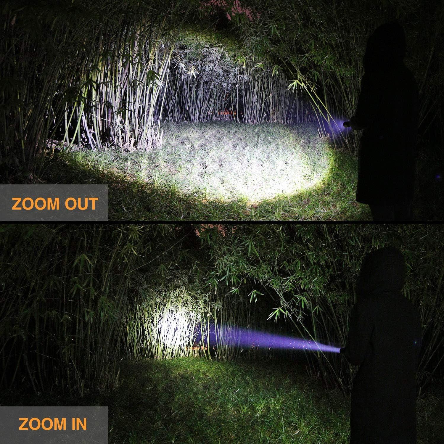 Linterna Táctica EverBrite 900 Lúmenes Zoomable 3 Modos