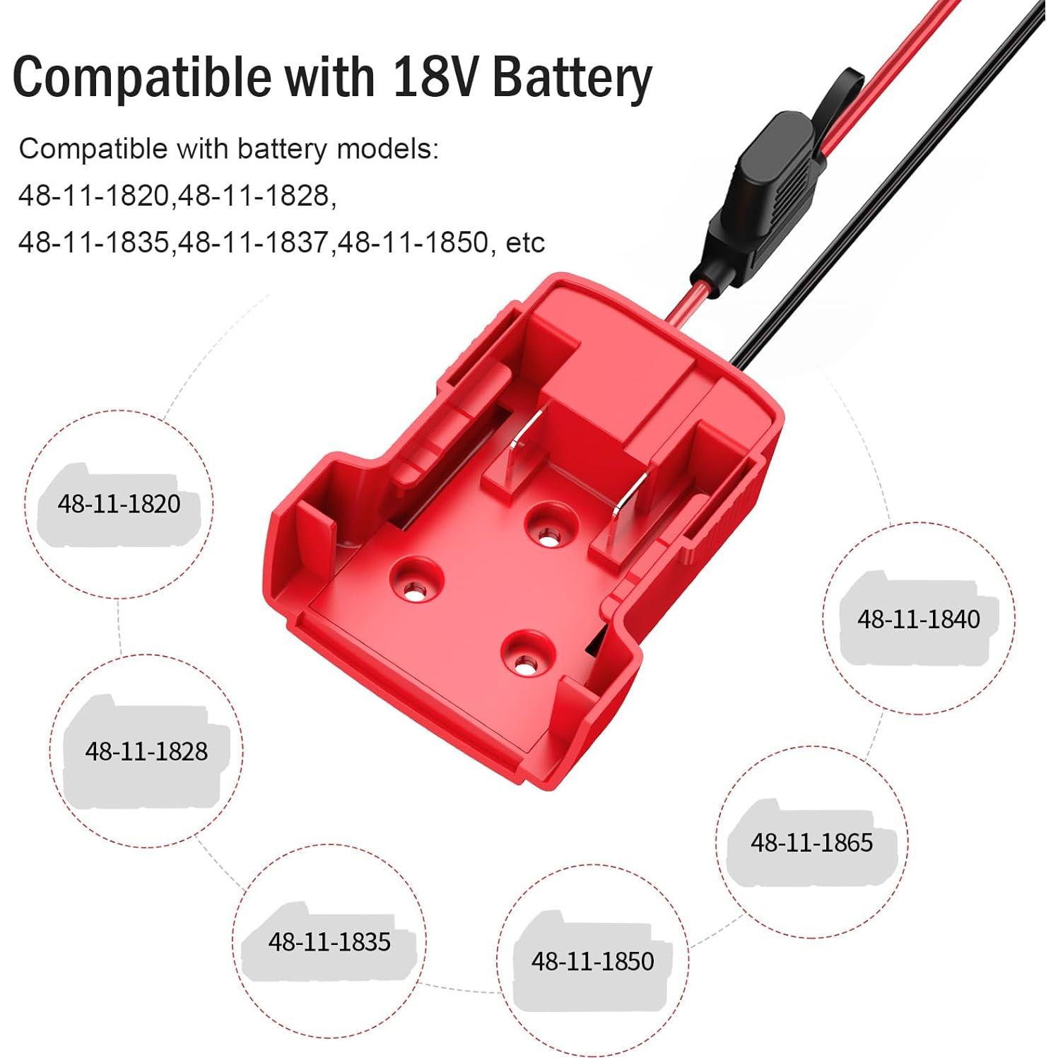 Convertidor 18V a 12V Kzreect 240W para Carrito de Golf