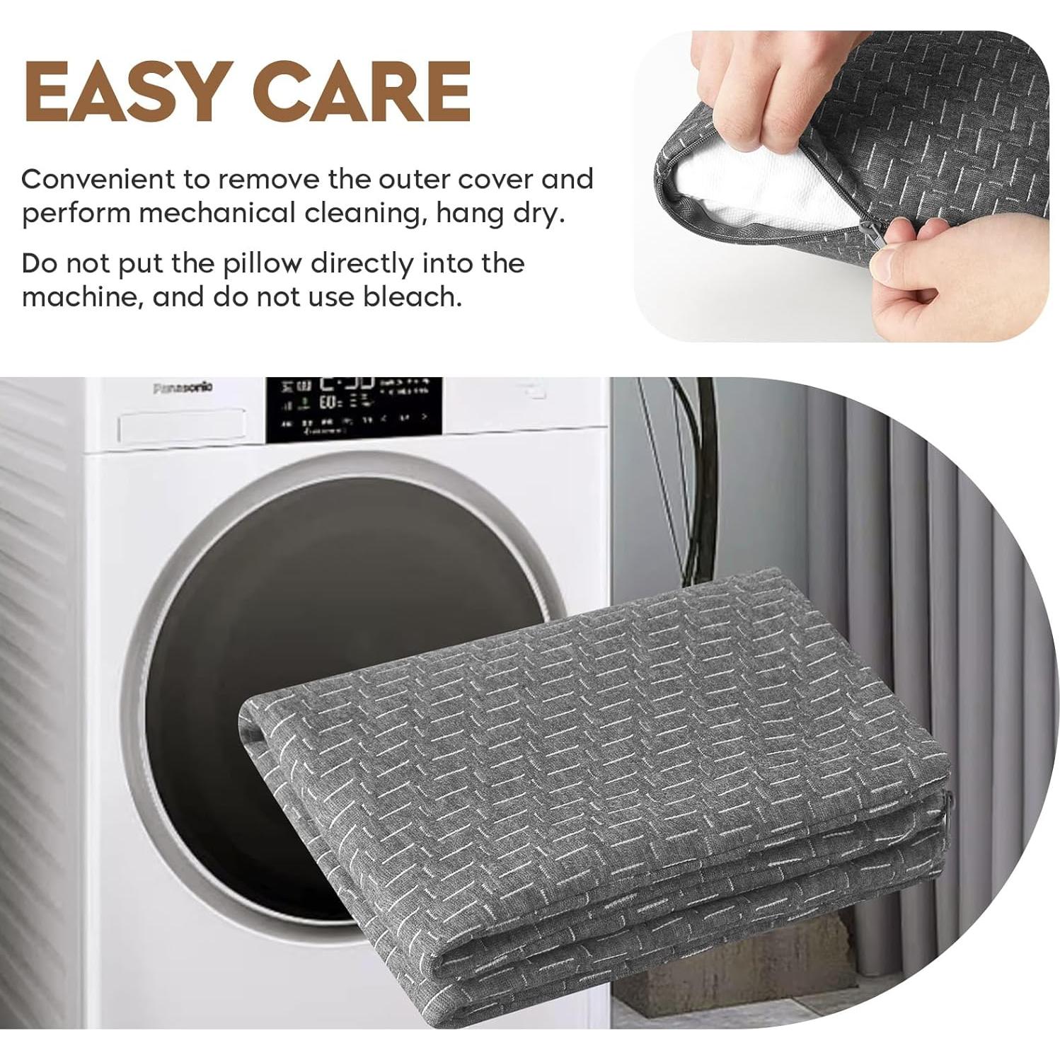 Almohada de Viaje PEUJEW Espuma de Memoria Compacta 45x35cm