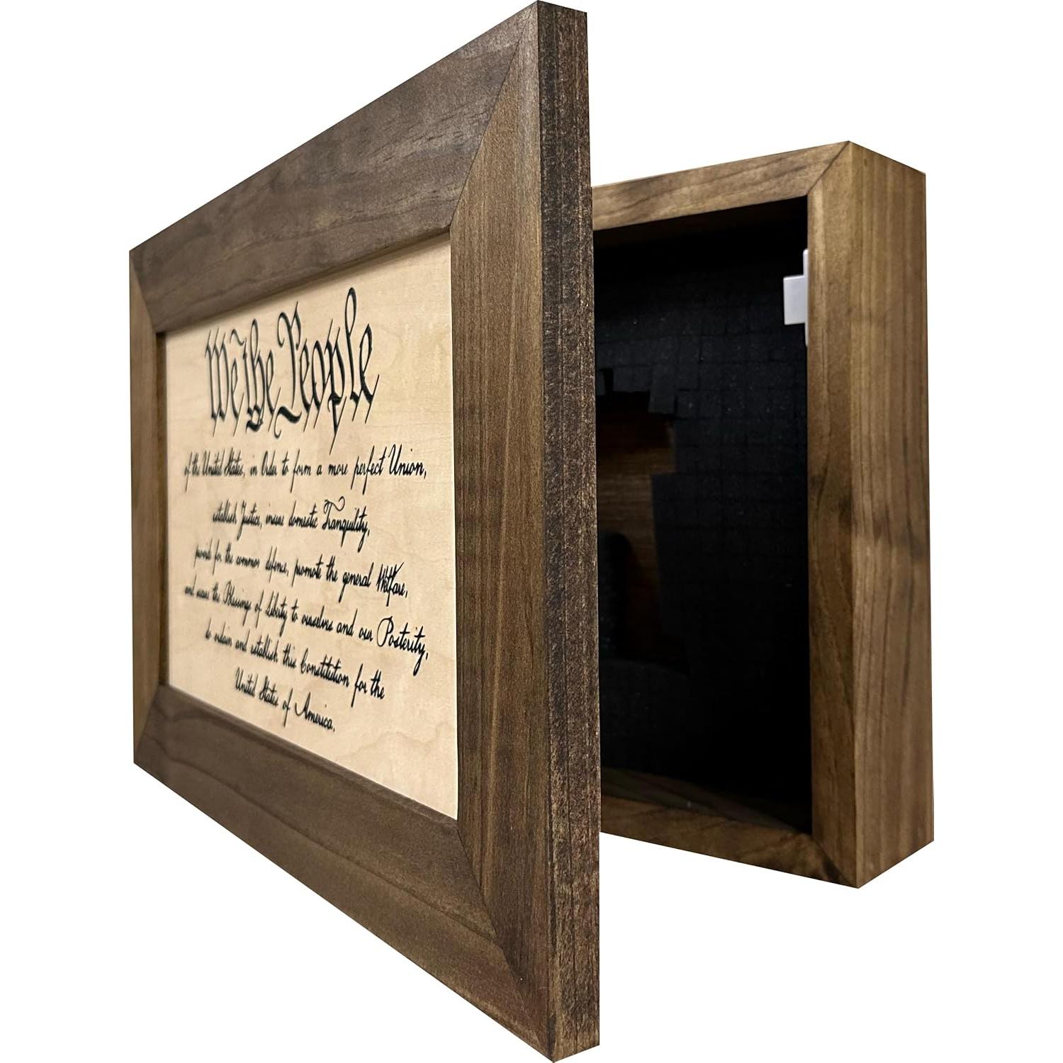 Gabinete de Armas Oculto Bellewood Designs Preambulo 45,72x30,48cm