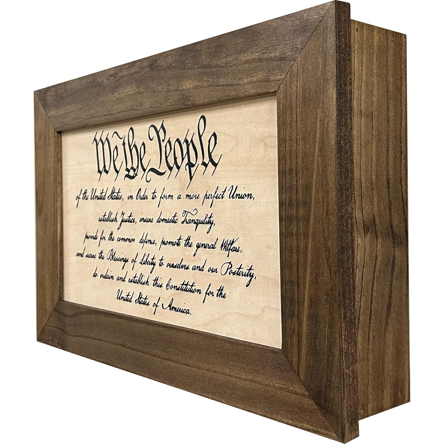 Gabinete de Armas Oculto Bellewood Designs Preambulo 45,72x30,48cm