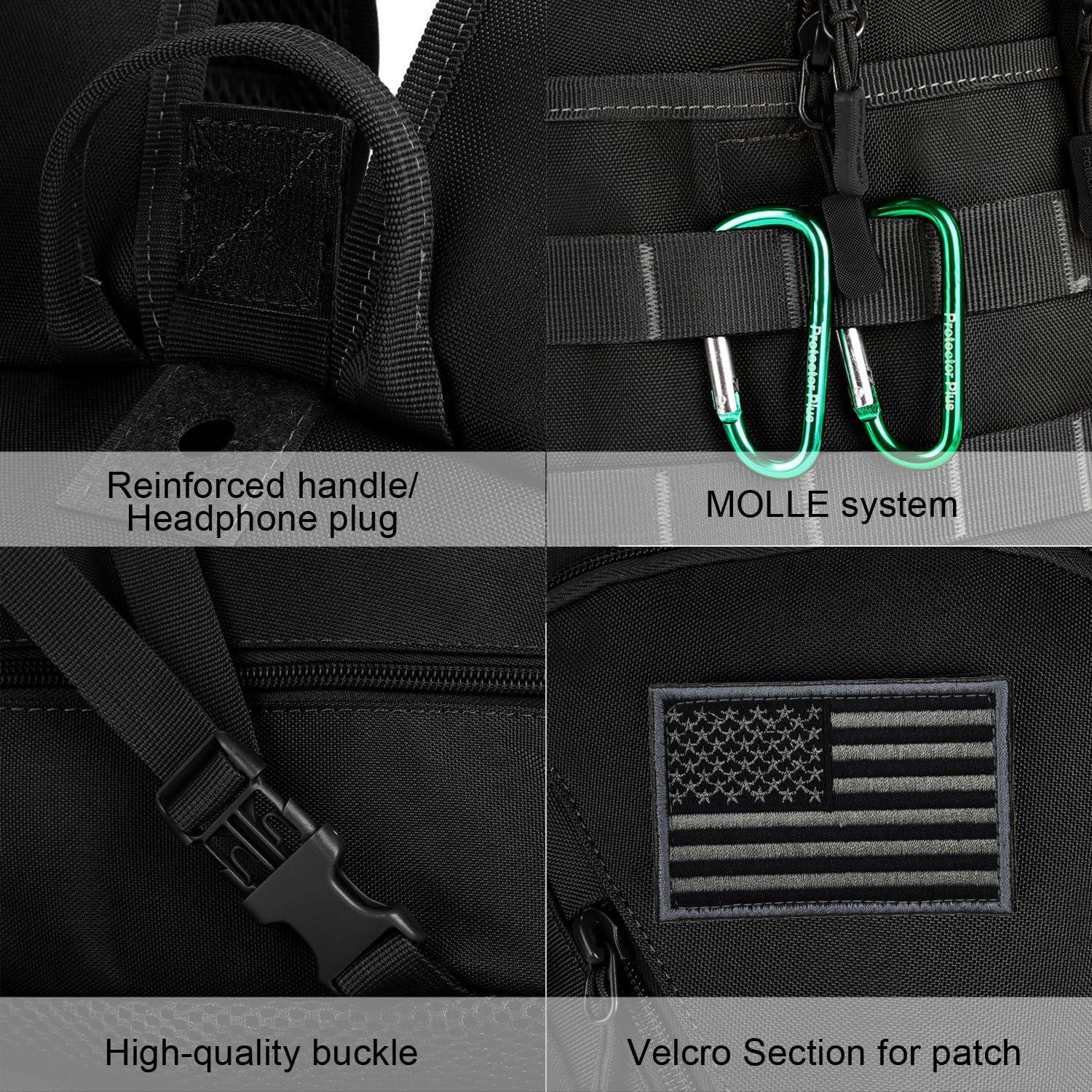 Mochila Táctica ArcEnCiel 15L Nylon para Senderismo