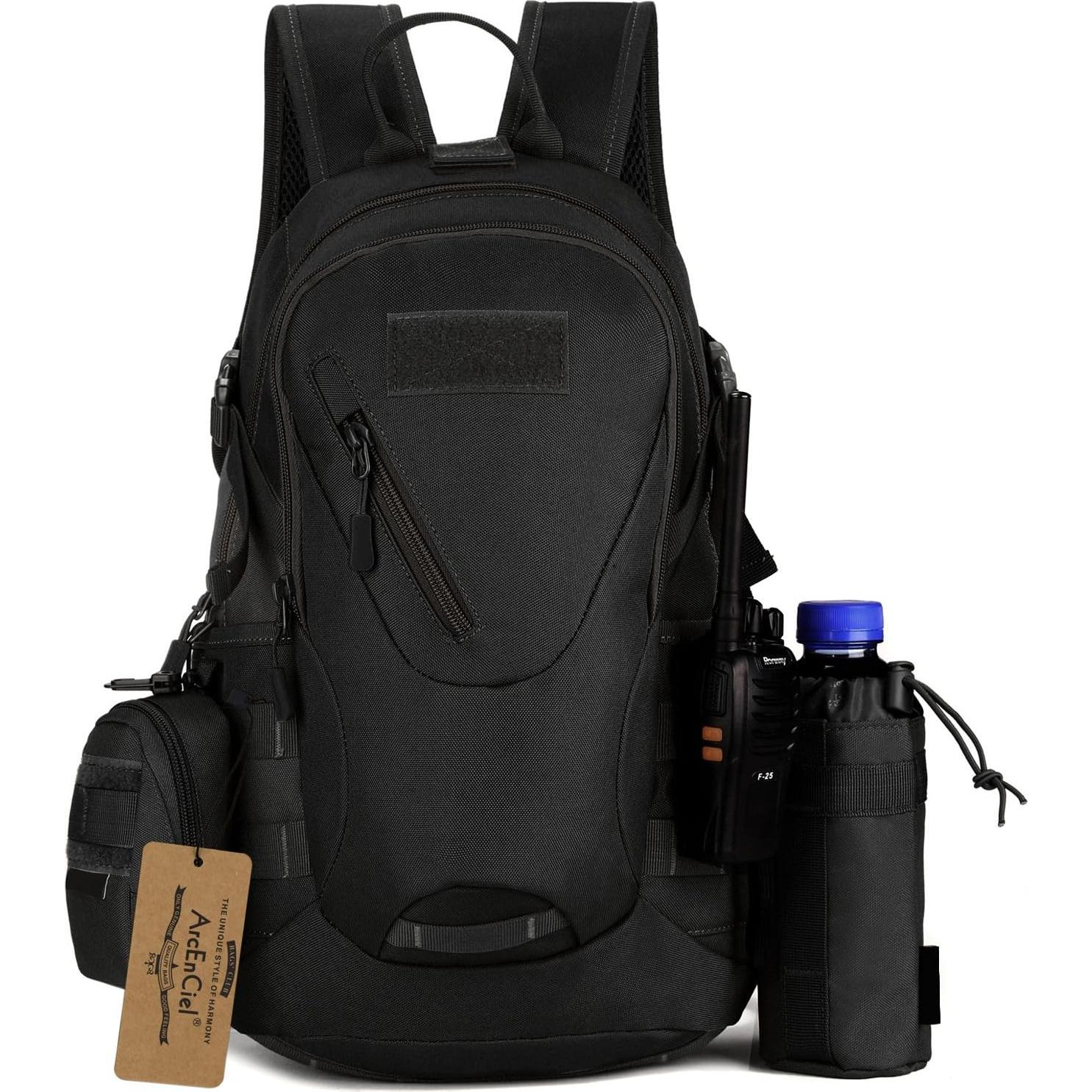 Mochila Táctica ArcEnCiel 15L Nylon para Senderismo