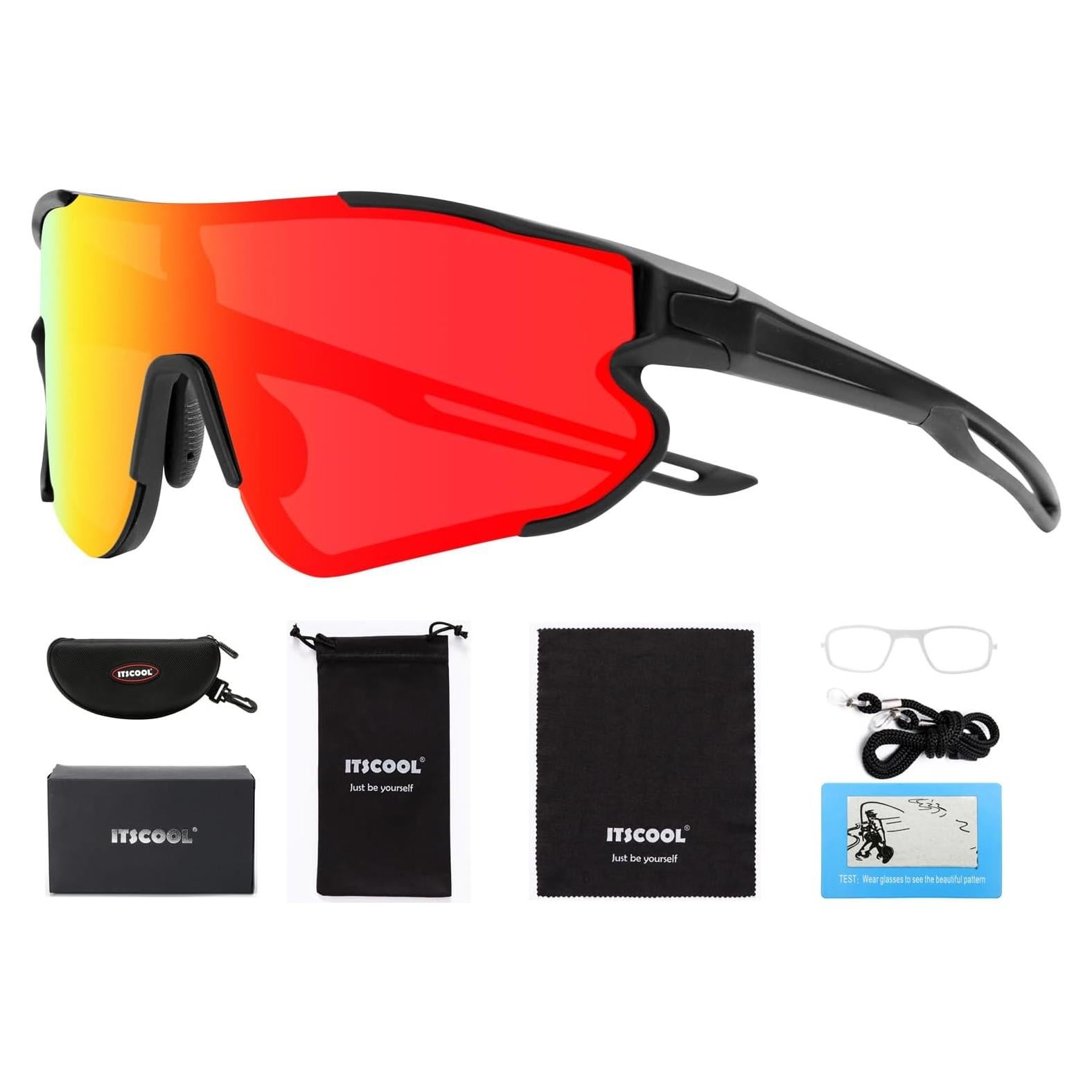 Gafas de sol deportivas polarizadas ITSCOOL UV400 ligeras