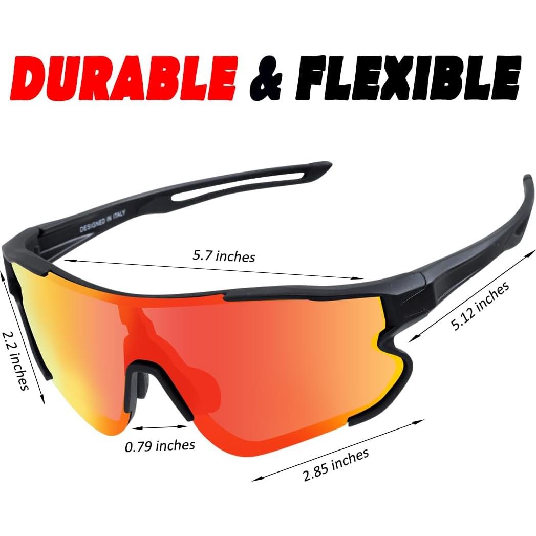 Gafas de sol deportivas polarizadas ITSCOOL UV400 ligeras