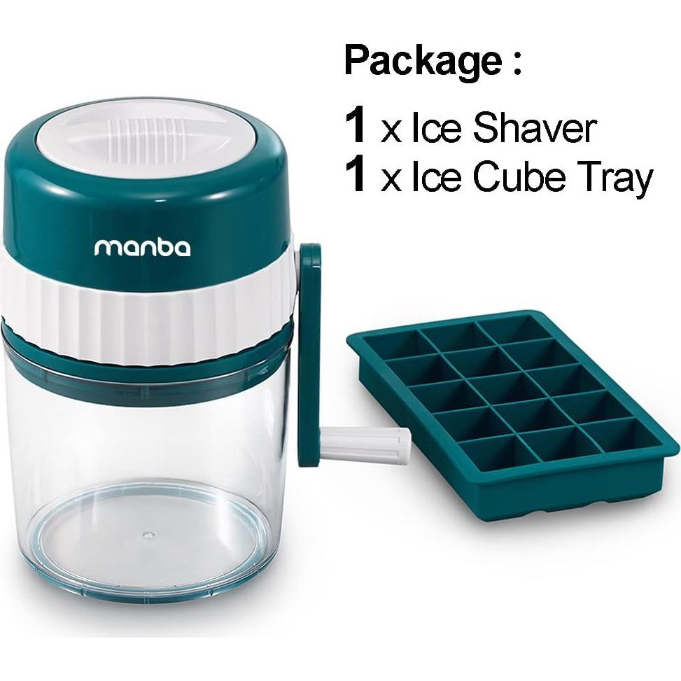 Máquina de Raspados MANBA MA1008 - Trituradora de Hielo Portátil