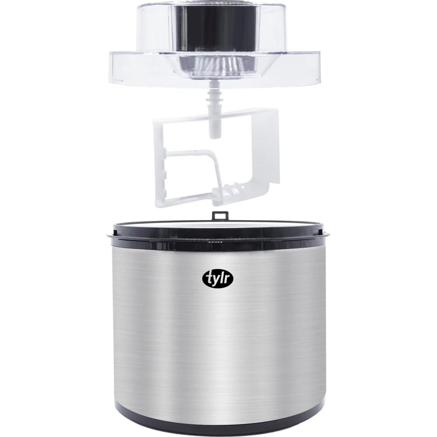 Máquina de Helados Tylr 2 Cuartos Automática Acero Inoxidable