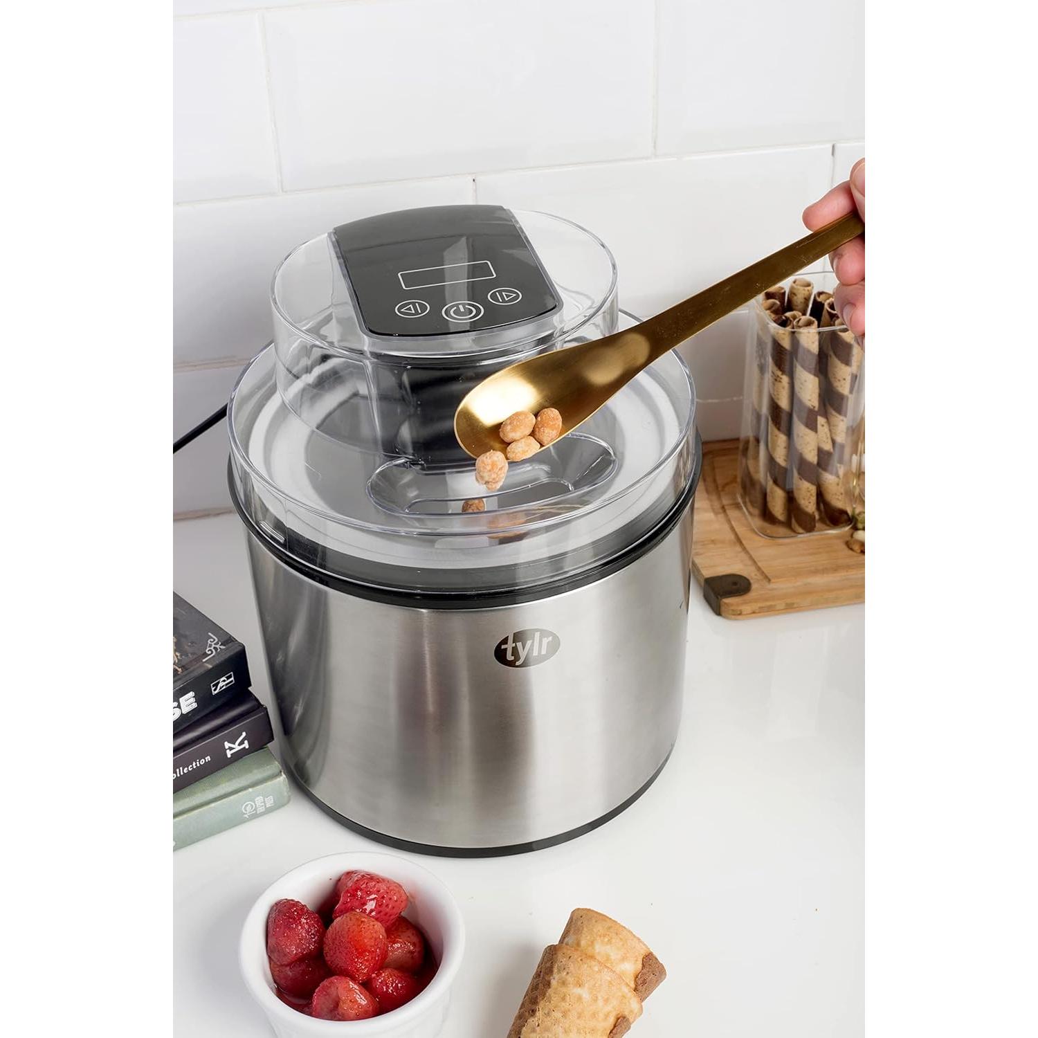 Máquina de Helados Tylr 2 Cuartos Automática Acero Inoxidable