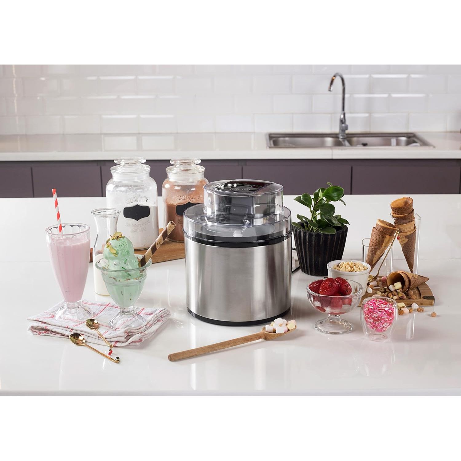 Máquina de Helados Tylr 2 Cuartos Automática Acero Inoxidable