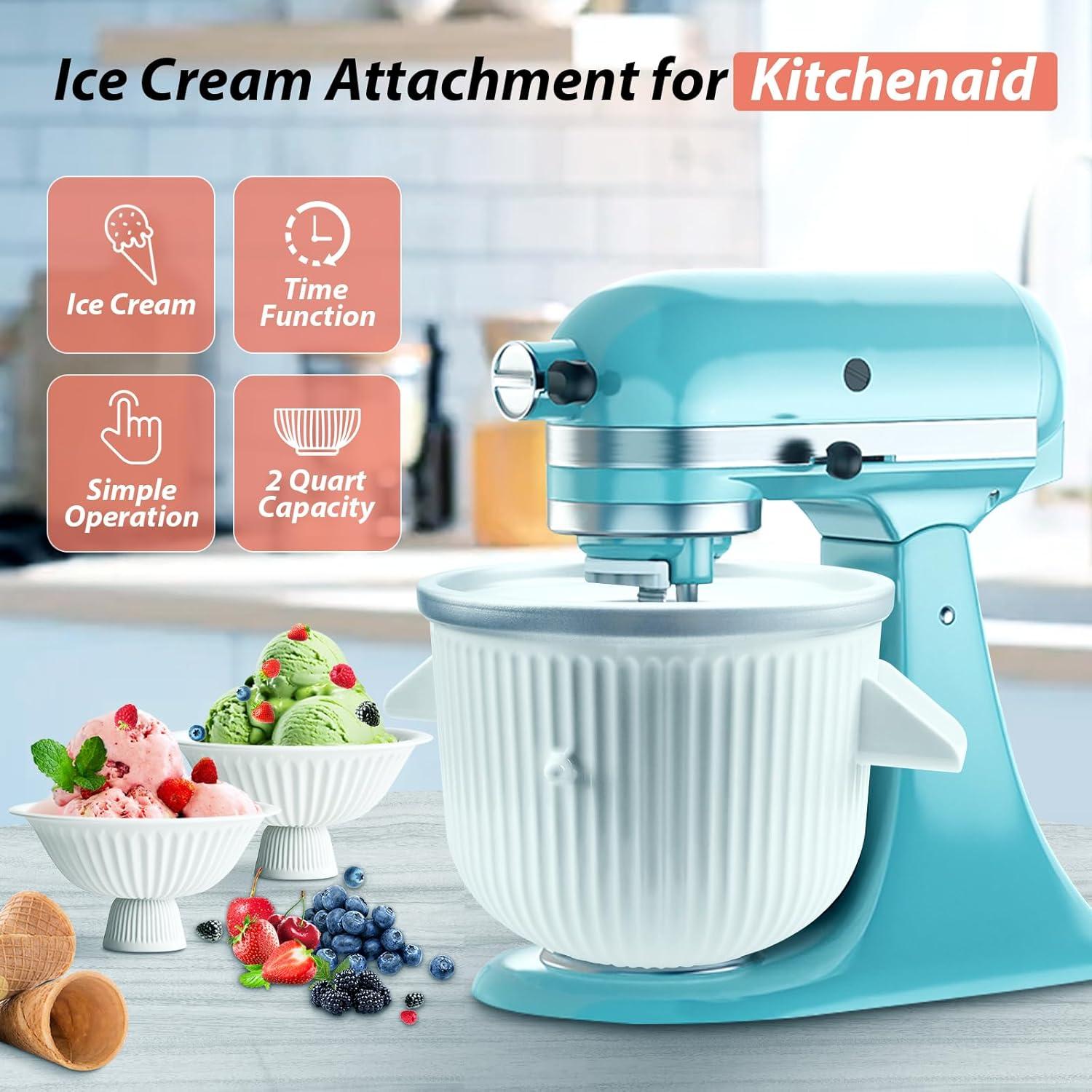 Accesorio para Hacer Helados Cifuqian 2L para KitchenAid