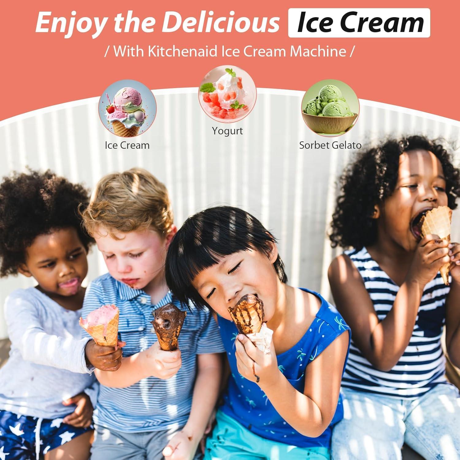 Accesorio para Hacer Helados Cifuqian 2L para KitchenAid