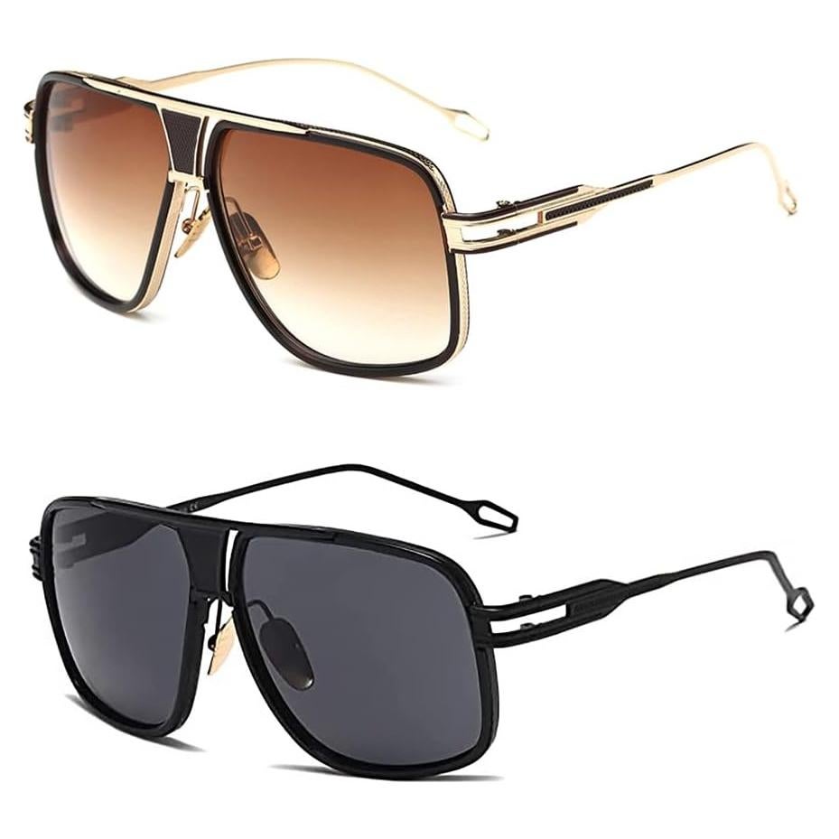 Gafas de sol Aviador Gobiger UV400 para hombres - Marco metálico