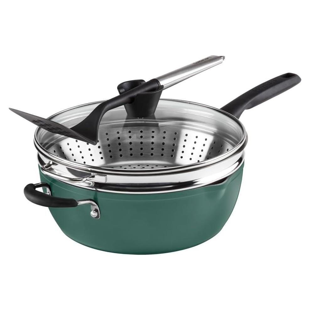 Juego de Sartenes Cuisinart 4 Piezas - Verde Salvia