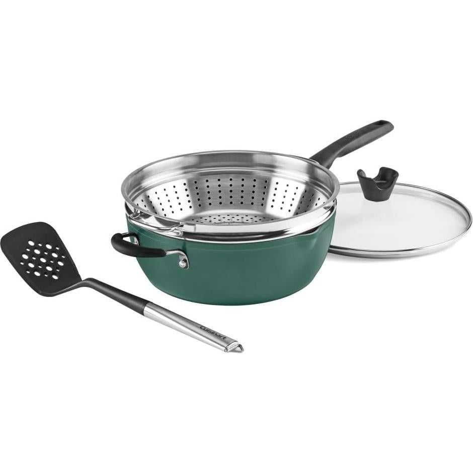 Juego de Sartenes Cuisinart 4 Piezas - Verde Salvia