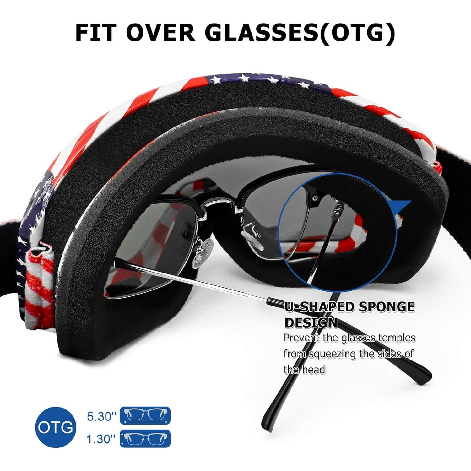 Gafas de Motociclismo AVV Unisex - Anti UV y Anti Impacto