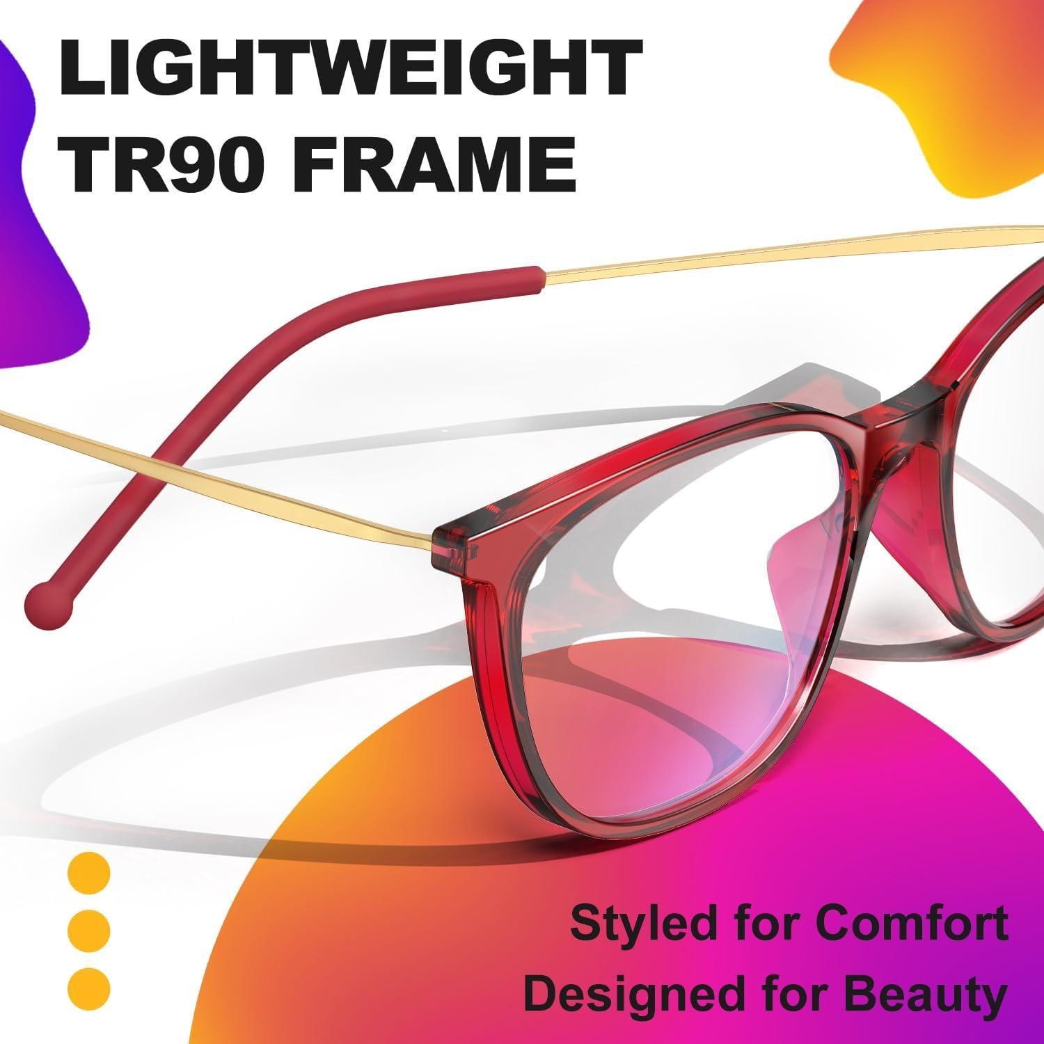 Gafas Antideslizantes TR90 VISOONE Gael Luz Azul Talla M