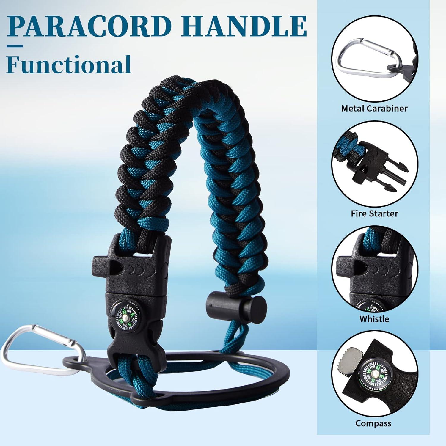 Botella de Agua Aislada VICKNIY 1.89L con Asa y Accesorios