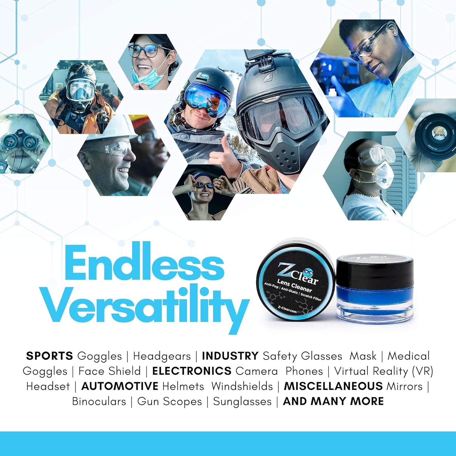 Pasta Limpiadora de Lentes Zclear - 2 Piezas Antivaho