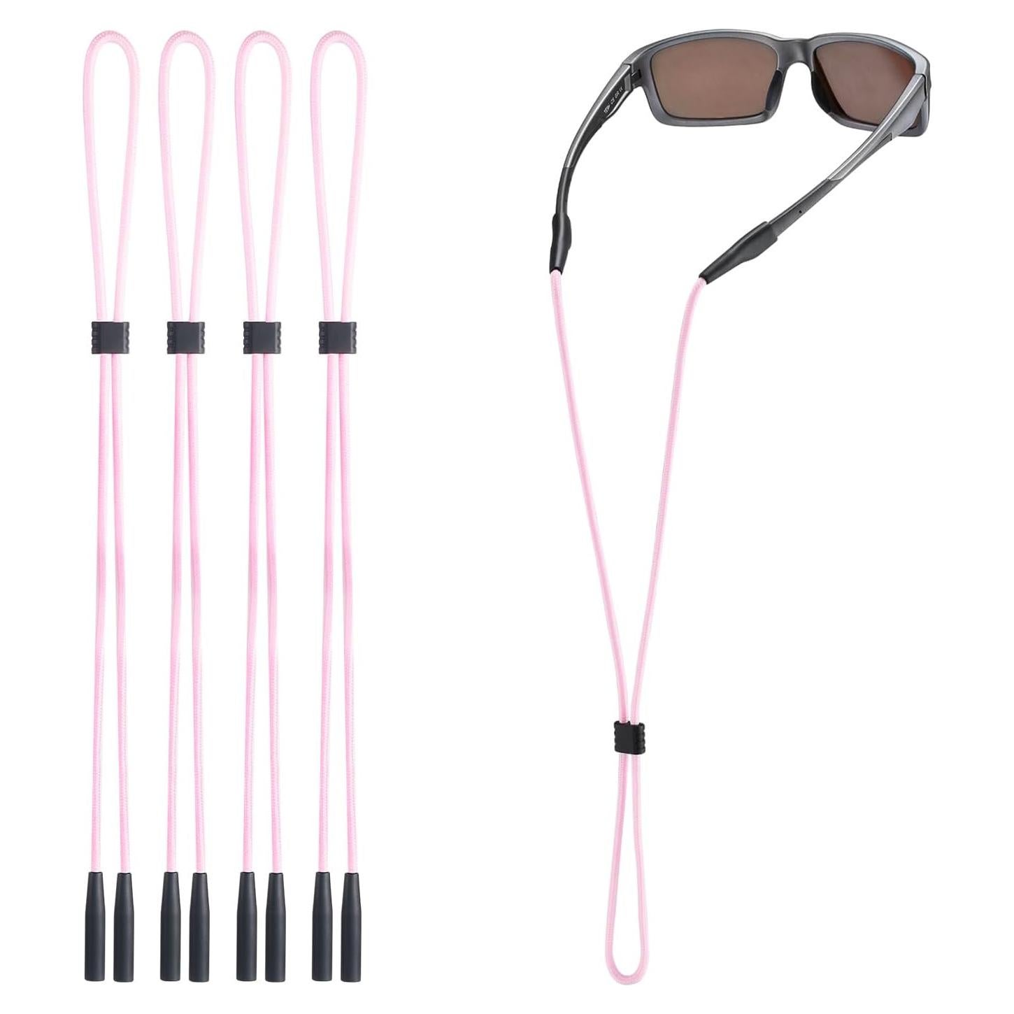 Soporte para Gafas Omnful 4pcs Ajustable Rosa Nylon