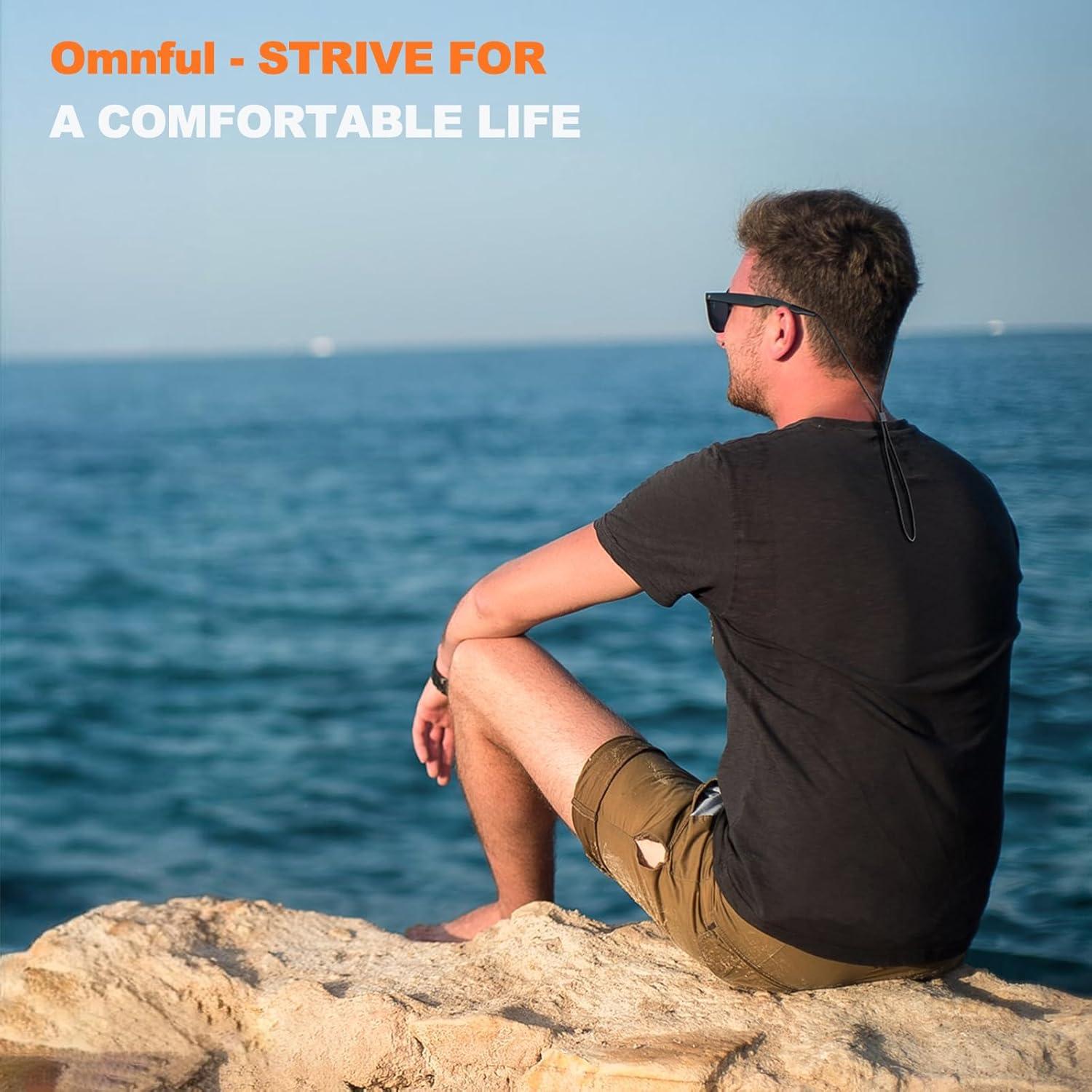 Soporte para Gafas Omnful 4pcs Ajustable Rosa Nylon