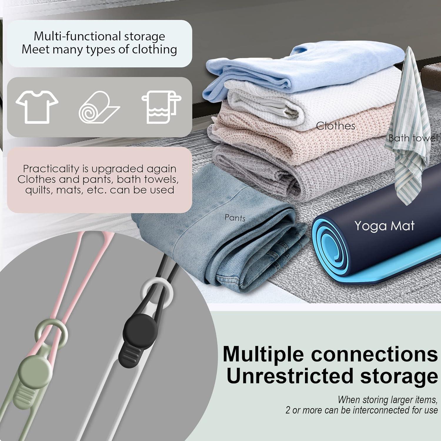 Correas de Silicona Nearockle 24 Pcs Organizador de Cables