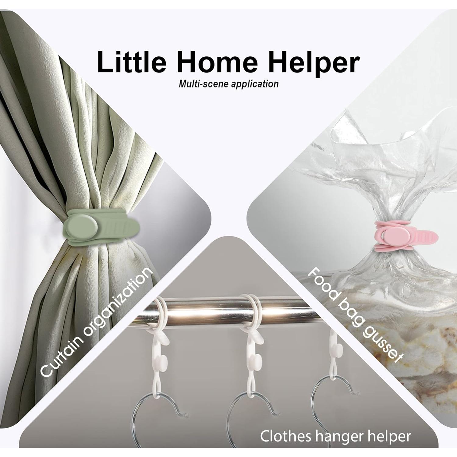 Correas de Silicona Nearockle 24 Pcs Organizador de Cables