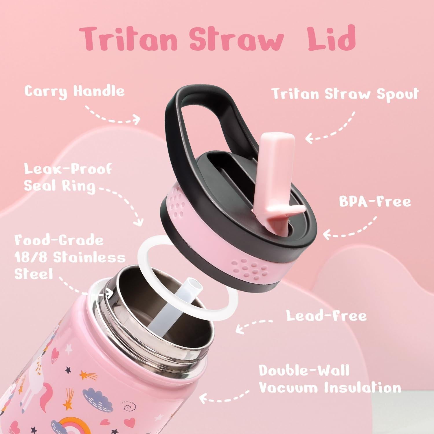 Paquete 2 Botellas Agua Aisladas BUZIO 414 ml Niños